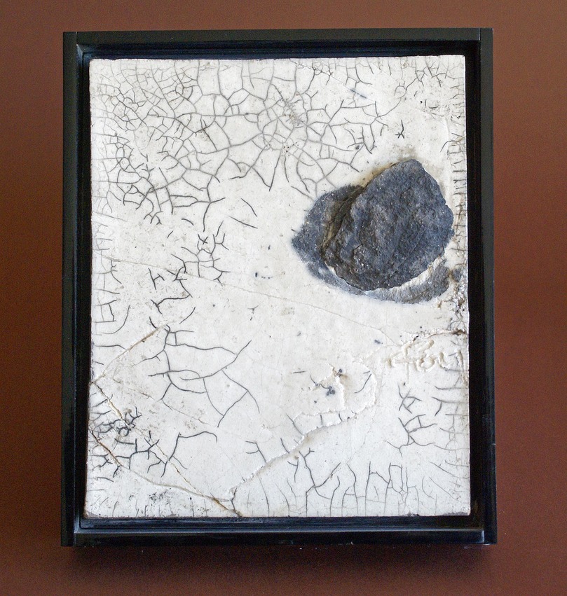 Raku plaque 7x8.5 1971